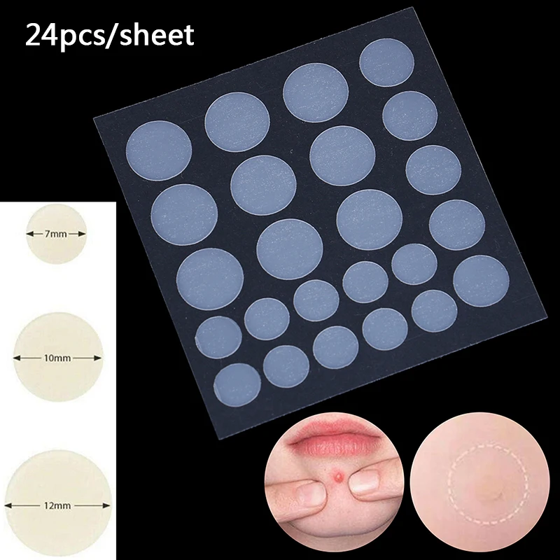 24 Patches Acne Stickers Skin Care Masks Pimple Master Patch Face Spot Scar Care Treatment Sticker Mask