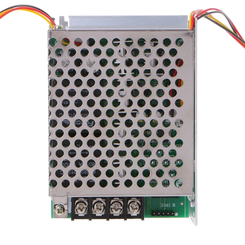 DC 10-55V 12V 24V 36V 60A ШИМ контроллер скорости двигателя постоянного тока вращение по часовой стрелке и против реверсивный переключатель