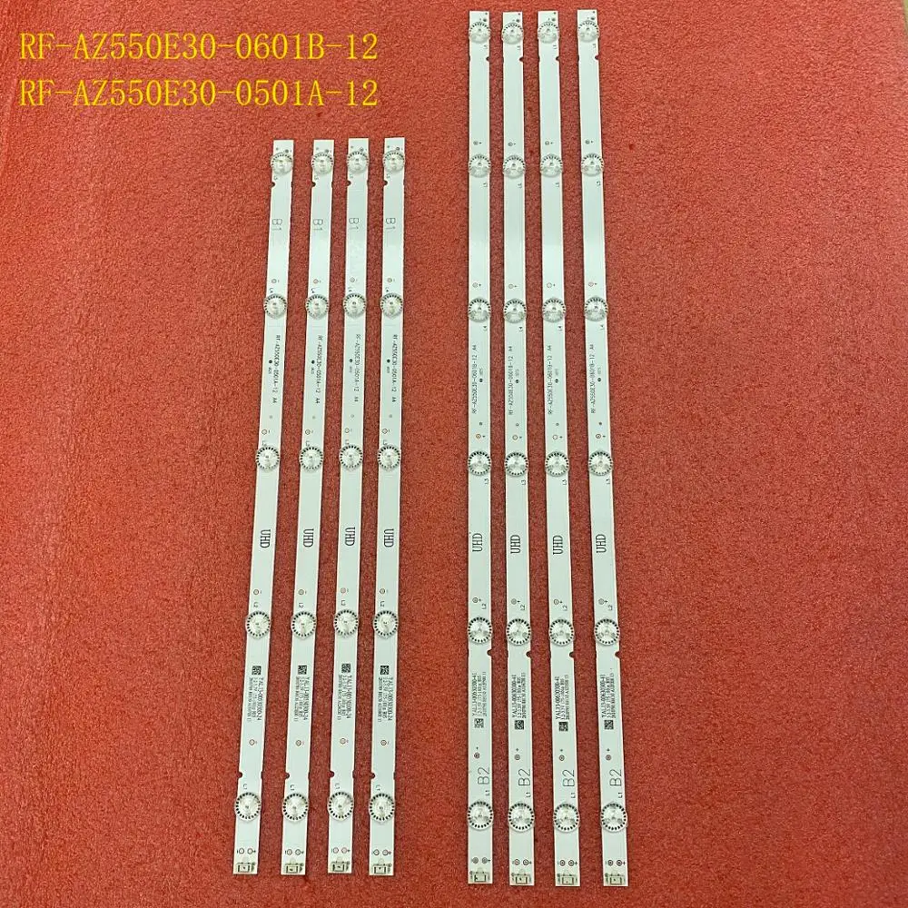 8 шт./компл. светодиодный подсветка полосы для Philco PTV55U21 LG 55UJ6300 55UJ6200 55UJ6000 55LJ620V 55UJ620V