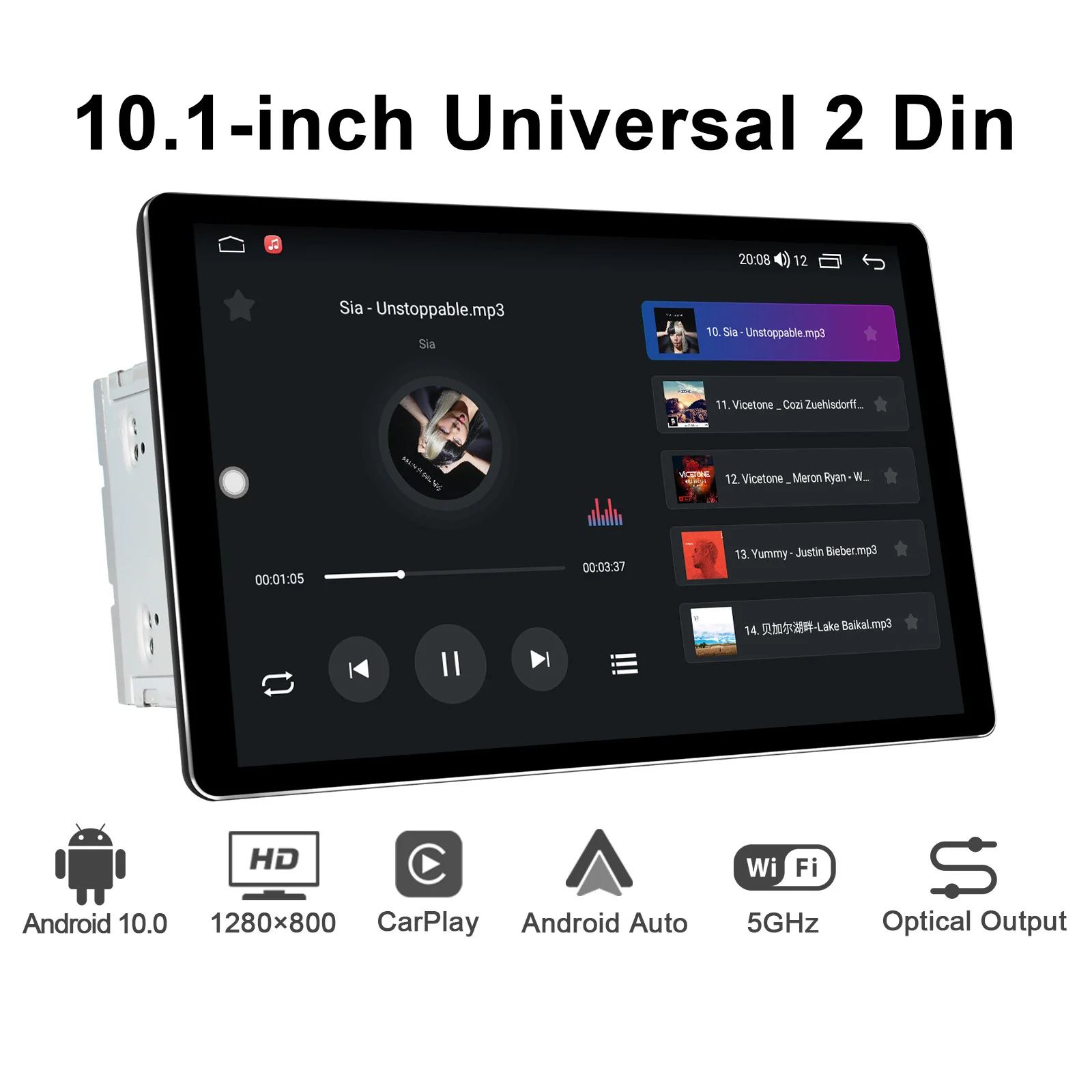 Car Radio Stereo Head Unit Hd 1280 