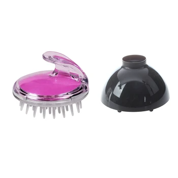 

2 Pcs Hair Tool: 1 Pcs Pro Hairdressing Salon Hair Dryer Diffuser Universal Blow Blower Nozzle Tool & 1 Pcs Massager Clean Scrub