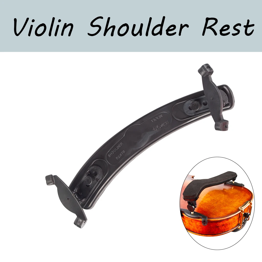 Violin Shoulder Rest 4/4-3/4 Size Adjustable Collapsible Fiddle Pad | Спорт и развлечения