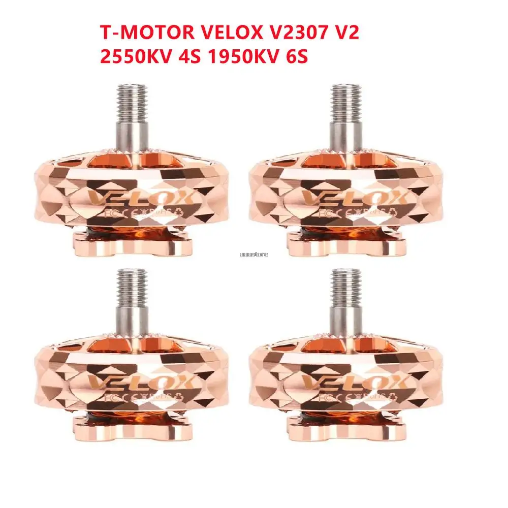 

T-MOTOR VELOX VELOCE V2307 V2 2550KV 4S 1950KV 6S Brushless Motor for RC FPV Racing Freestyle Drones Replacement DIY Parts