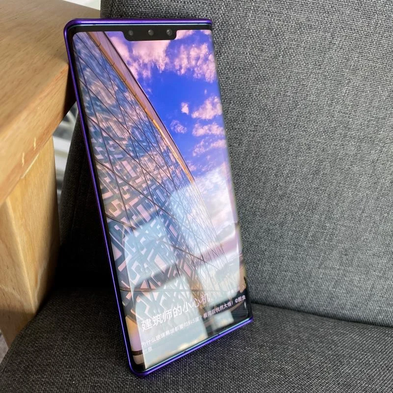 Для Huawei Mate 30 Pro чехол Mofi для телефона зеленый фиолетовый белый черный зеркальный