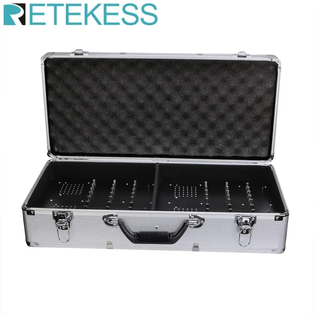 Портативный чехол для хранения Retekess TT006 64 слота беспроводная система гида T130 T131