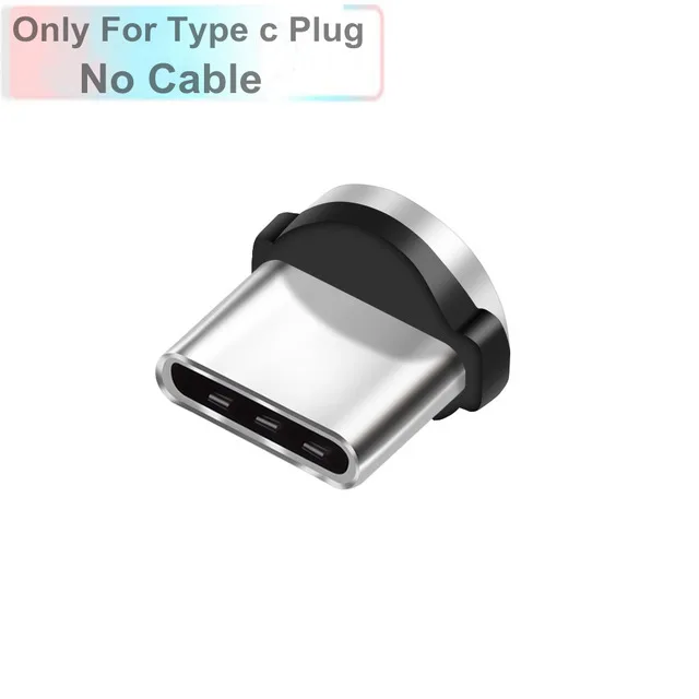 Vanniso 1 м 2 м Магнитный USB кабель для iPhone X samsung xiaomi магнитное зарядное устройство Micro usb type C мобильный телефон Быстрая зарядка USB шнур - Цвет: Only Plug for Type C