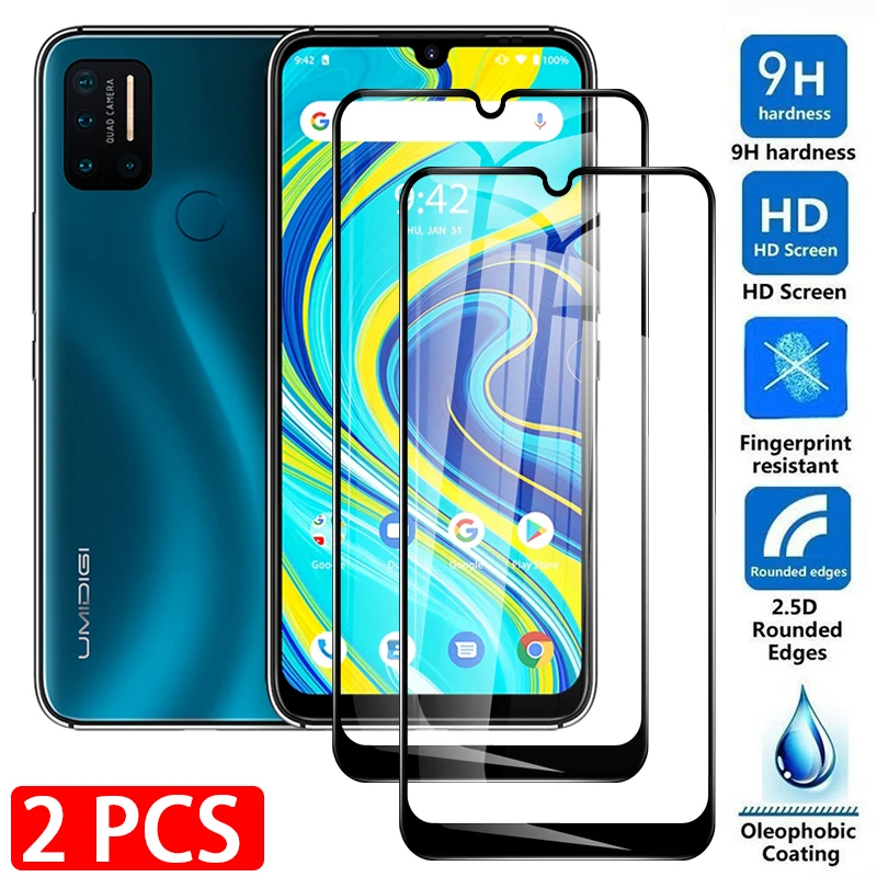 

Защитное стекло для Umidigi A7 Pro, A9 Pro, A7s, Bison A, 7, 9, A7pro, 9H, 2 шт.