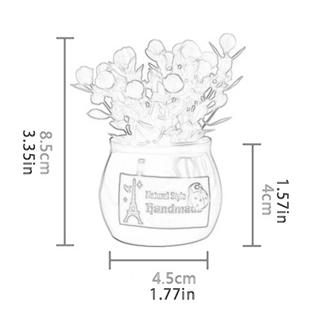 Car Decoration Simulation Flower Auspicious Fruit Plant Car Creative Potted Perfume Aromatherapy Jewelry