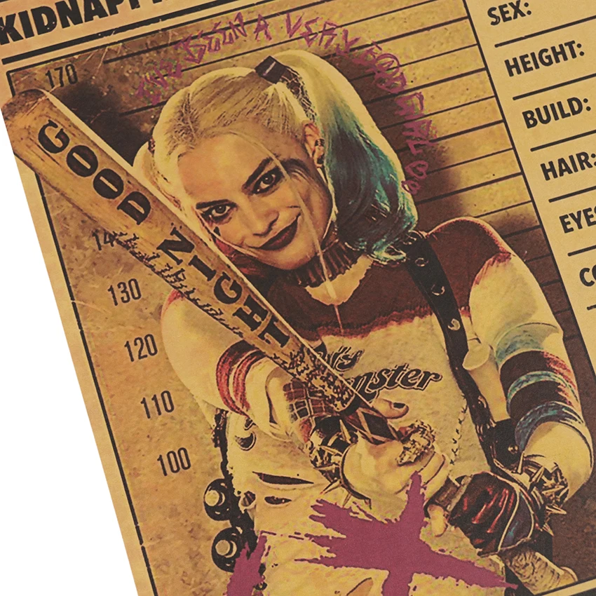Галстук Лер классический фильм постер «Клоун» кафе баров кухонный Декор крафт-бумага винтажный настенный плакат наклейки 51x35cm
