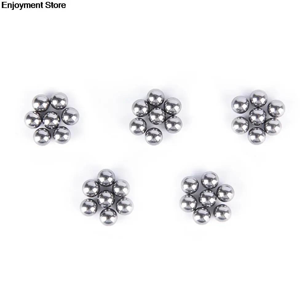 100PCS 4mm 4.5mm 5mm 6mm Bike Bicycle Cycling Steel Ball Bearing Silver Tone Bikes Replacement Balls Replacement Parts bicycle ball bearing