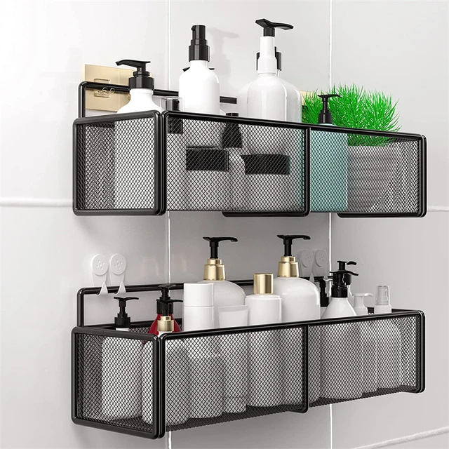 Bagno cucina Punch cornice angolare mensola doccia porta Shampoo in ferro  battuto portaoggetti con ventosa accessori per il bagno - AliExpress