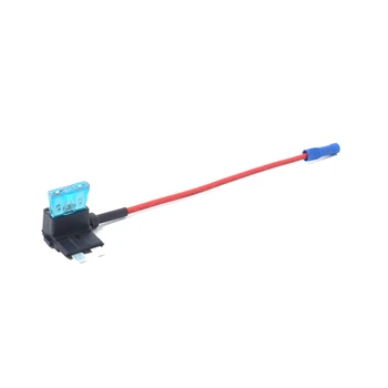 

5PCS/Set 12V Medium Size Car Add-a-circuit Low Profile Fuse Tap Adapter Fuse Holder Cigarette Lighter Added Tool Kits