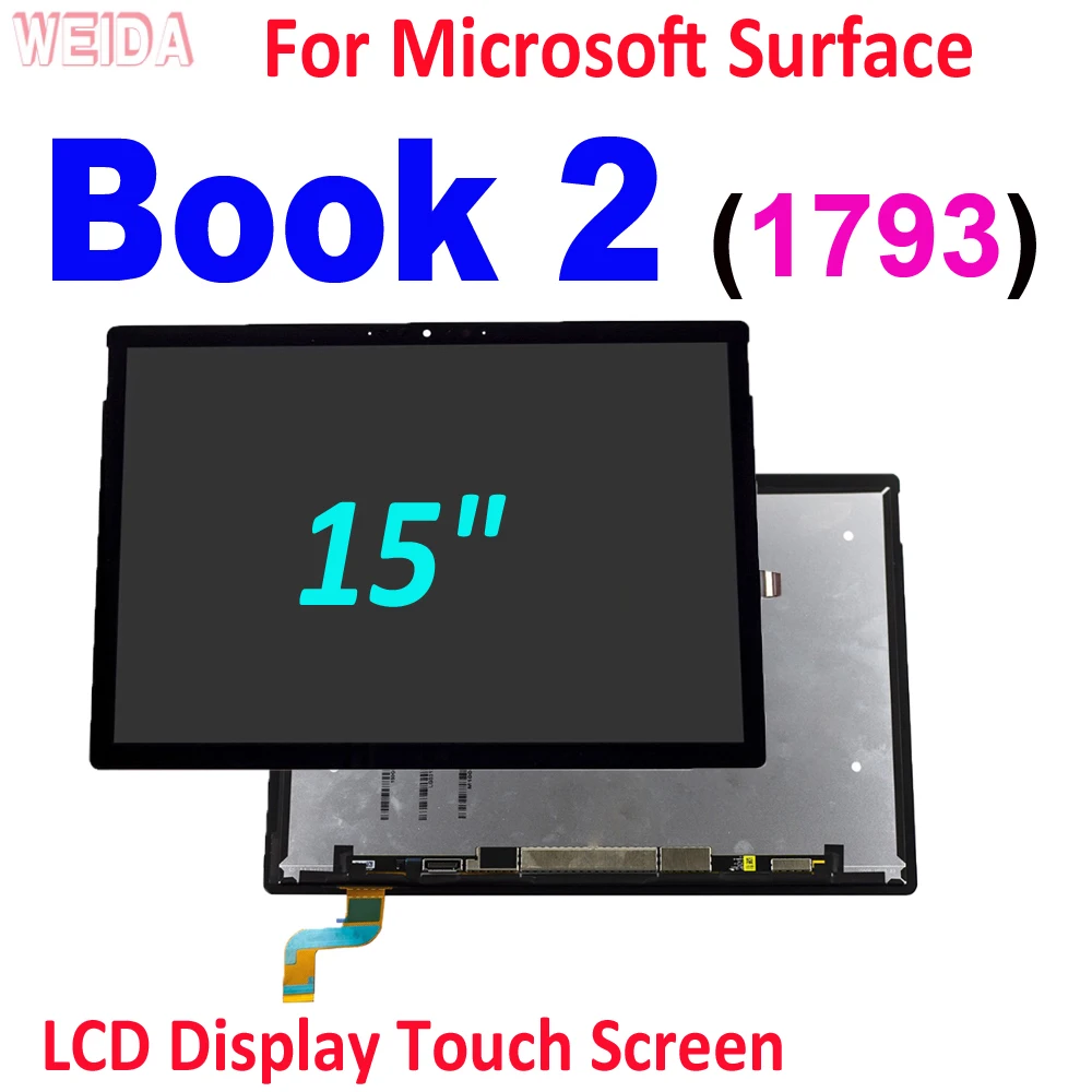 Lcd Aaa Da 15 Pollici Per 15 "Microsoft Surface Book 2 1793 Display Lcd Touch Screen Digitizer Assembly Per Surface Book 2 Strumenti Lcd