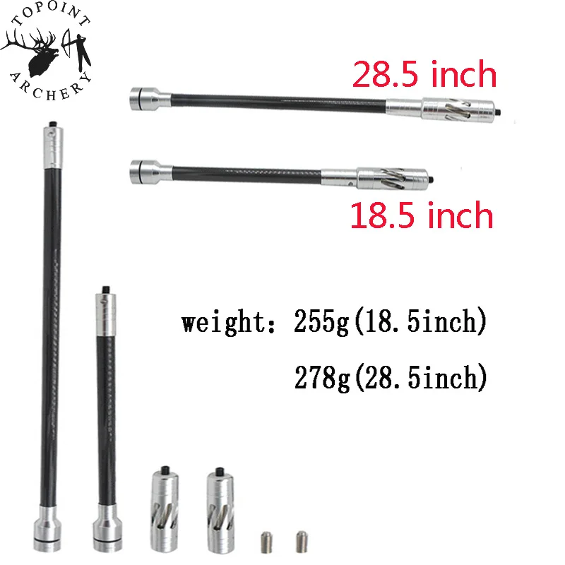 

1 Set Archery PR602 Balance Rod Main-Bar Stabilizer System Recurve Compound Bow General Accessories