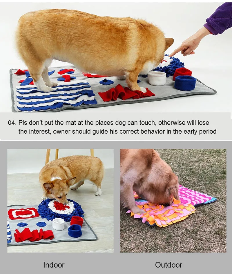 Игрушка-головоломка для собак интерактивный дозатор корма для домашних животных игрушка медленное кормление коврик для тренировки кормов нюхательный коврик для кормления