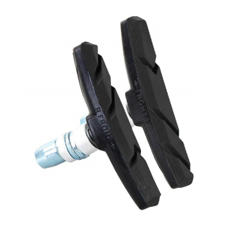 One Pair Durable Mountain Road Bike Brake Pads Lightweight MTB Braking V-Brake Holder Rubber Blocks Cycling Accessories new