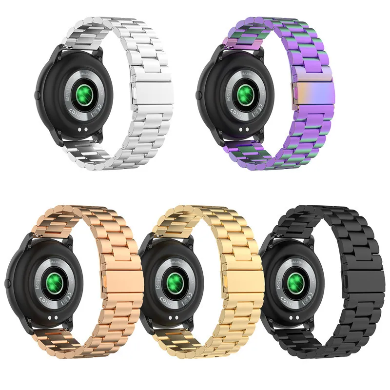 Cinturino In Metallo In Acciaio Inossidabile Per Amazfit Bip/Gtr/Ticwatch 2/S/E/Tempo Di Ghiaia/Gear Sport/Polar Ignite/Samsung Gear S2