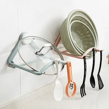 

Bathroom Towel Rack Automatic Rebound Storage Rack Washbasin Holder Multifunction Kitchen Board Drain Rack Organizer