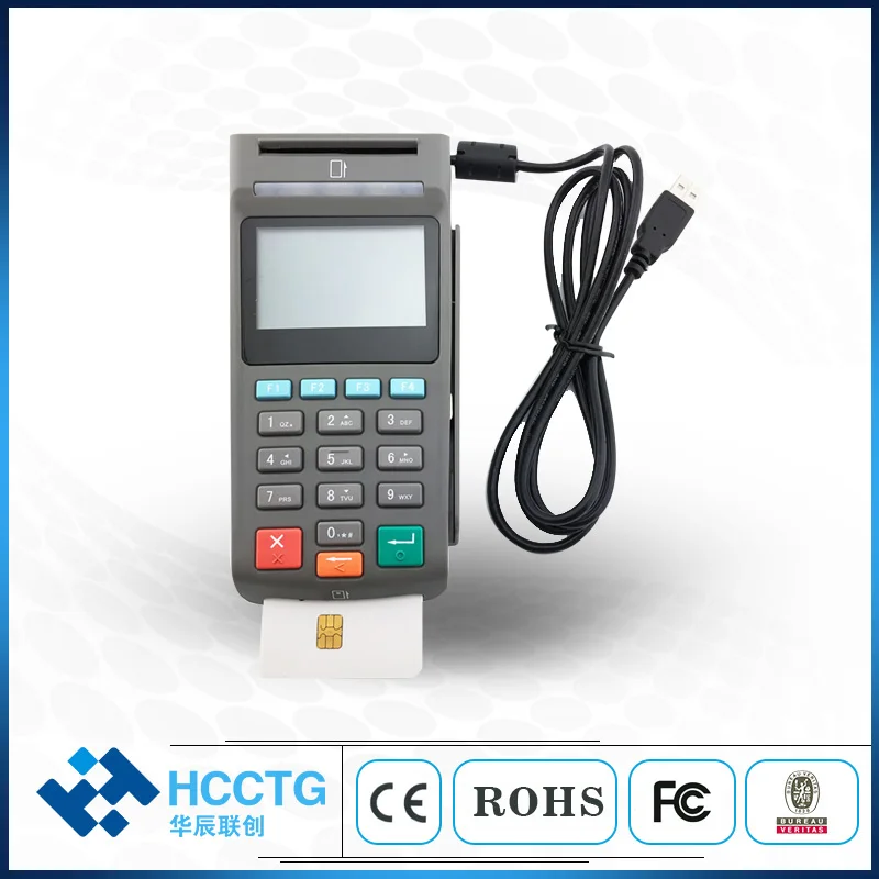 Считыватель карт emv 4 в 1 настольный безопасности E-payment ATM POS USB Pinpad безопасности USB E-payment POS Pinpad с ЖК-дисплеем Z90PD