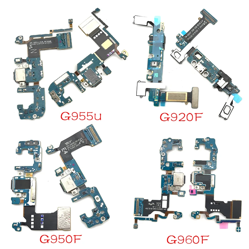 USB разъем зарядки Порты и разъёмы Flex для samsung S6 S7 край S8 S9 плюс G920F G925F G930F G935F G950F G950U G960F G960U G965F G965U