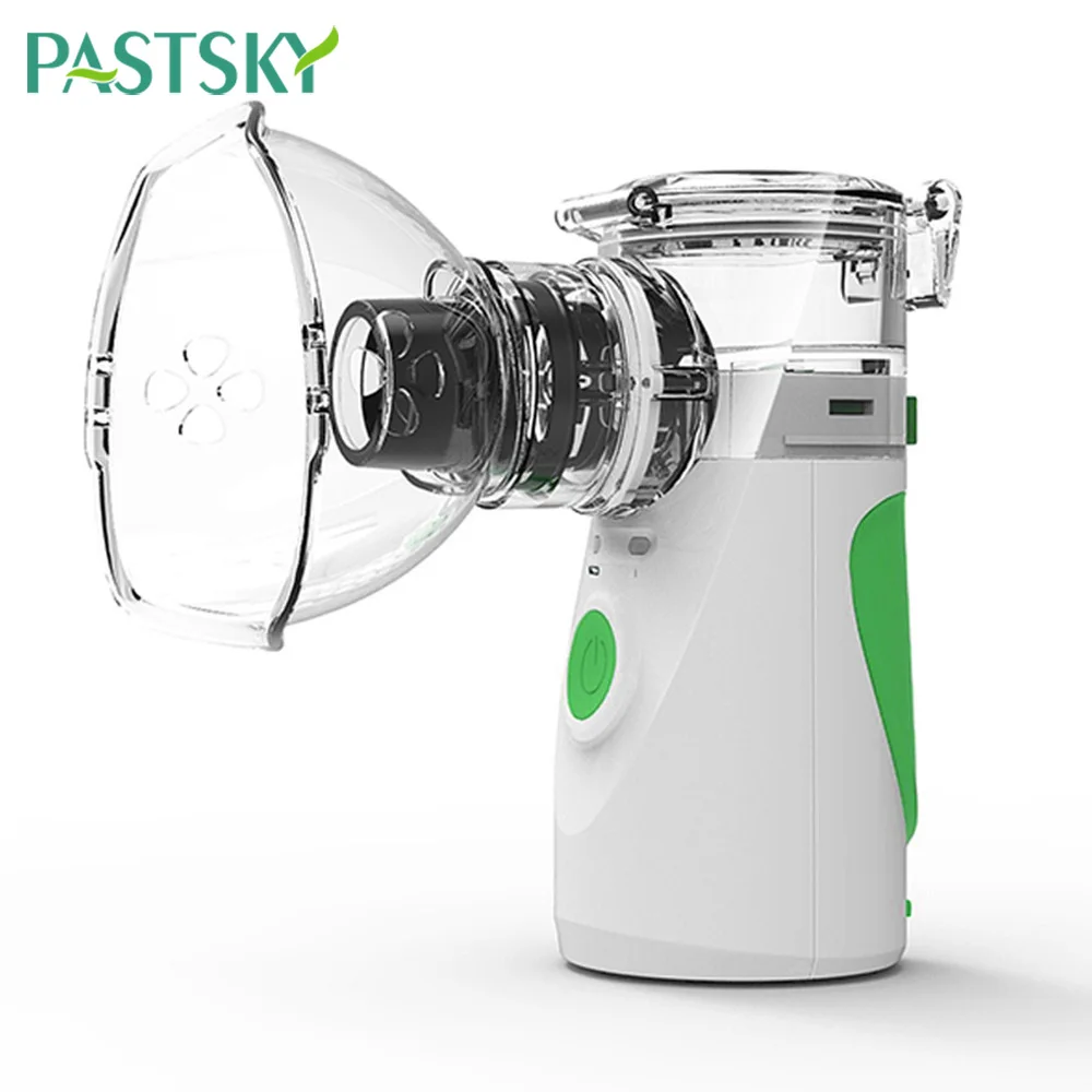 

Handheld Mini Inhale Green Nebulizer Silent Mute Asthma Steaming Tool Health Care Portable Mist Atomizer USB Spray Humidifier