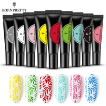 BORN PRETTY Набор для штамповки ногтей Гель-лак 8 мл печать масло УФ Гель-лак для ногтей замачиваемый лак пластина для стемпинга для нейл-арта
