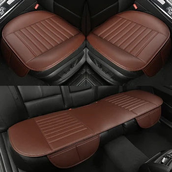 

WLMWL Universal Leather Car seat cushion for Audi all models a3 8v a4 b6 b9 b8 c7 q5 a5 a6 c6 q7 q3 car styling auto Cushion