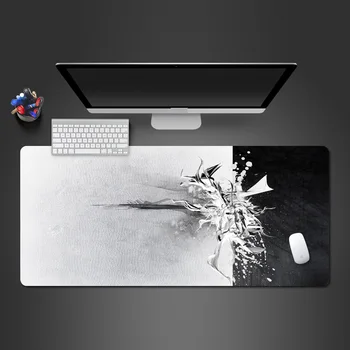 

Best Personality Black And White Mouse Pad Super HD Print Good Quality Washable Mousepad Game Players Like To Play The Game Pad