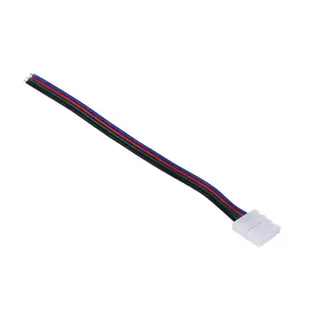 

Strip Light Connector 4Pin for 5050 RGB LED 4Pin LED Cable Multicolor 10MM Adapter Household Supply Interface
