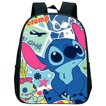 

2019 New Cute Stitch Backpack Children Bags Popular Cartoon Stitch Backpack Children Kids Kindergarten Daily Mochilas Kids Gift