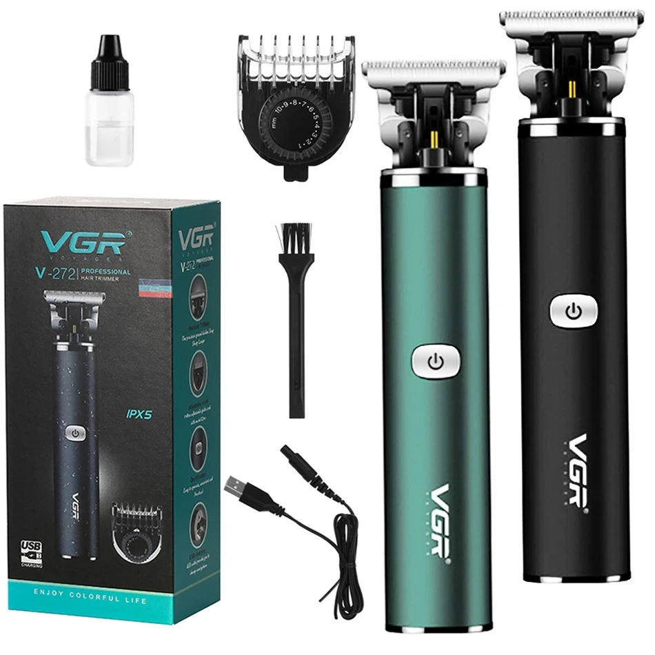 VGR Electric Hair Clipper Hair Trimmer T Bald For Men Rechargeable