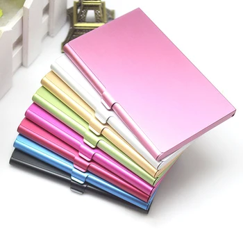 

New Business ID Credit Card Holder Wallets Pocket Case Bank Credit Card Package Case Card Box