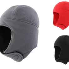 Мужские и женские зимние шапки, мягкие флисовые Повседневные шапки, теплые шапки с черепом