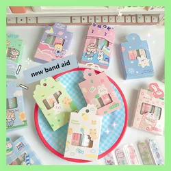 Bandages étanches, bande adhésive, bande adhésive, hémostase, bande adhésive, dessin animé, kit de premiers soins pour enfants, Portable, pour l'extérieur, 3 pièces, 20 feuilles/boîte 