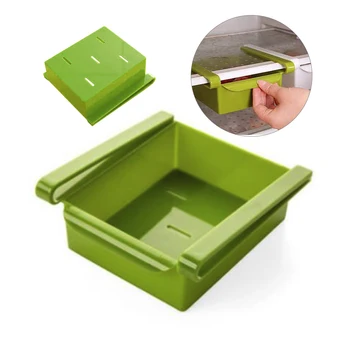 

Refrigerator Rack holder Shelf Pull-out Storage Rack Refrigerator Storage Basket Drawer Food Container Organizer Space Saver