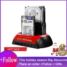 Док-станция eSATA на USB 2,0/3,0 для жестких дисков 2,5/3,5