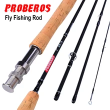 1 шт. высокоуглеродистая удочка для нахлыстом 2,1 м и 2,7 м, 9 футов, 2,7 м, 4 секции лески, wt 3/4, 5/6, 7/8, супер светильник, удочка для нахлыстом, рыболовные снасти