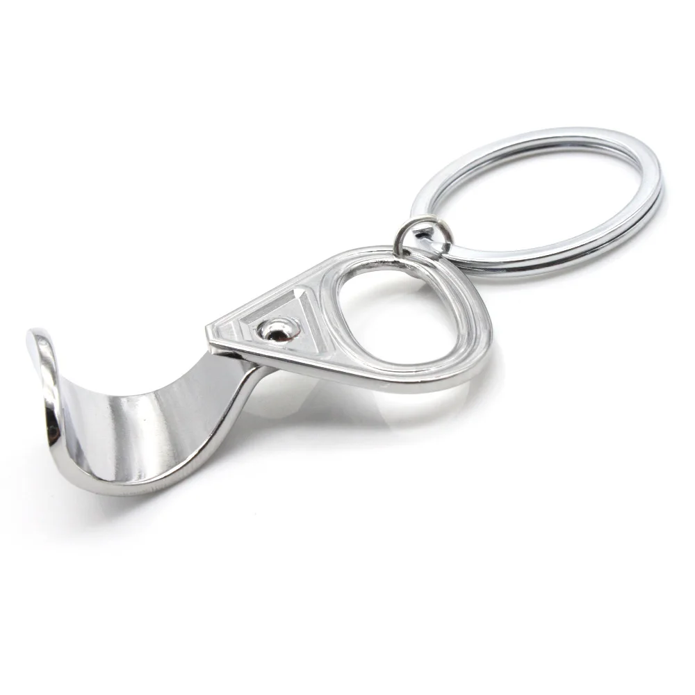 

1Pcs Metal Keychain Cans Pull Rings Beer Bottle Opener Wedding Favor For Summer Party Theme Bottle Opener Creative Gift