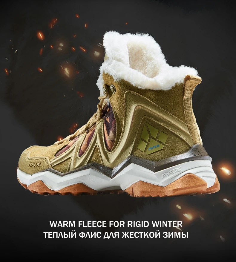 Xiaomi плюс бархатные теплые зимние ботинки Нескользящие износостойкие зимние ботинки мужские ботинки дышащие ботильоны уличная спортивная обувь