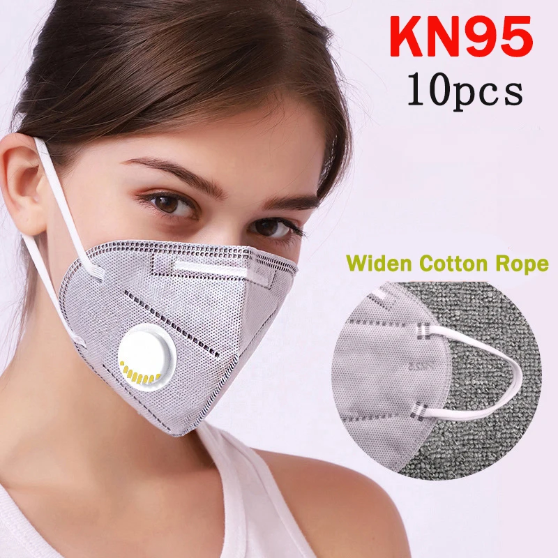 

FFP3 Mask N95 /KN95 Mask Valved Face Mask KF94 Mascherine Protection Face Mask FFP1 FFP2 Mouth Cover Dust Masks 6 Layers Filter