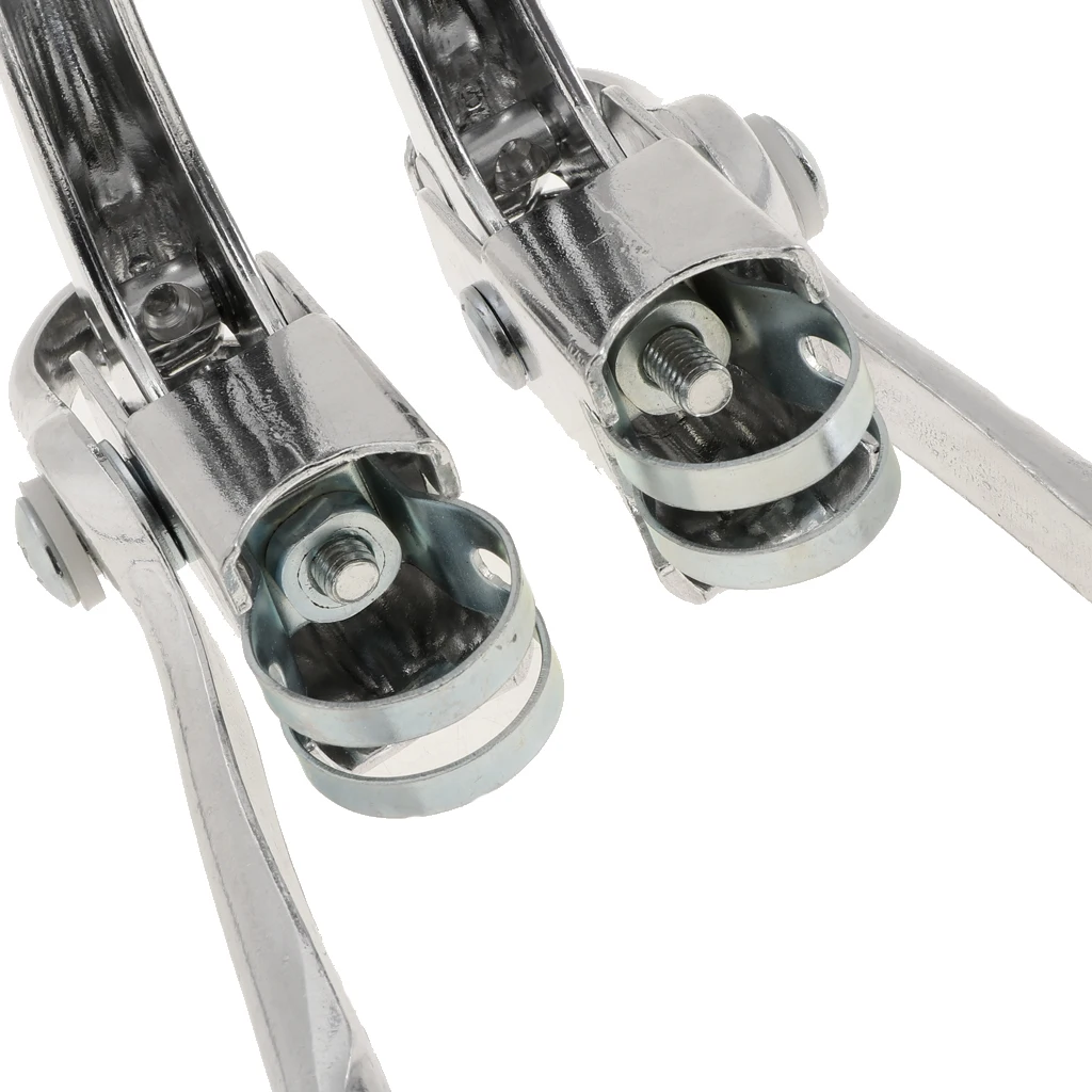 1 Pair Road Bike Drop Bar Brake Lever Racing Bicycle Dual Control Handbrake