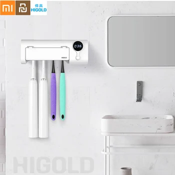 

Higold Smart Induction UV Light Toothbrush Holder Sterilizer Box Toothbrush Cleaner Toothpaste Dispenser Wall Mount From xiaomi