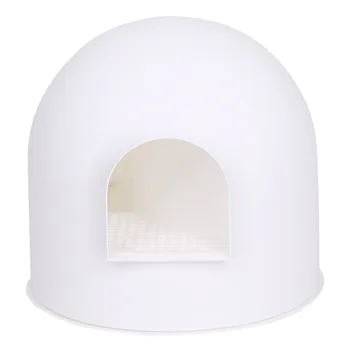 

Cat Litter Box Cat Toilet Breathable Quiet Cat Litter Box Single Layer Fully Enclosed Large Cat Potty