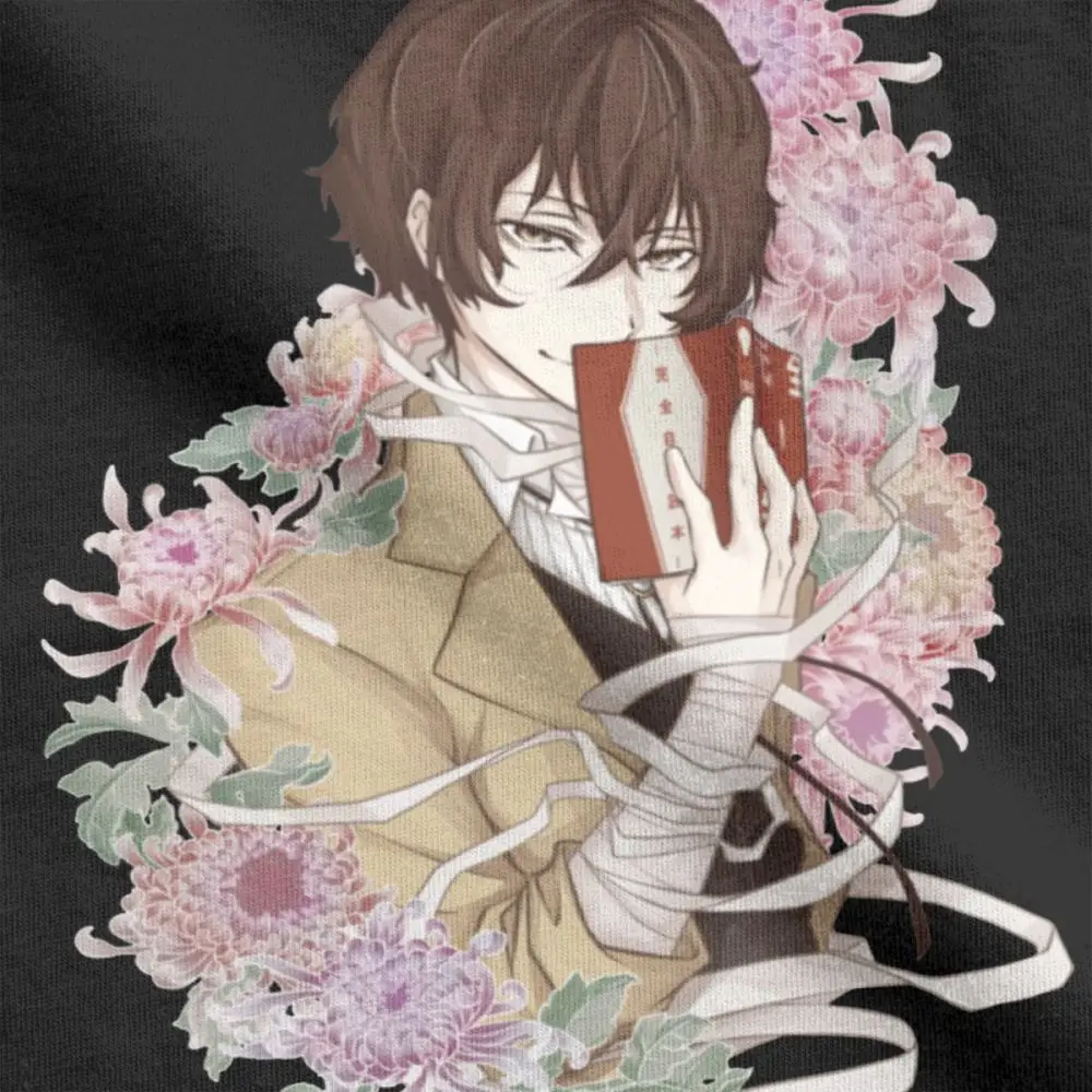 Dazai Bungo бродячие собаки мужские футболки аниме Bsd манга Osamu Awesome с коротким рукавом