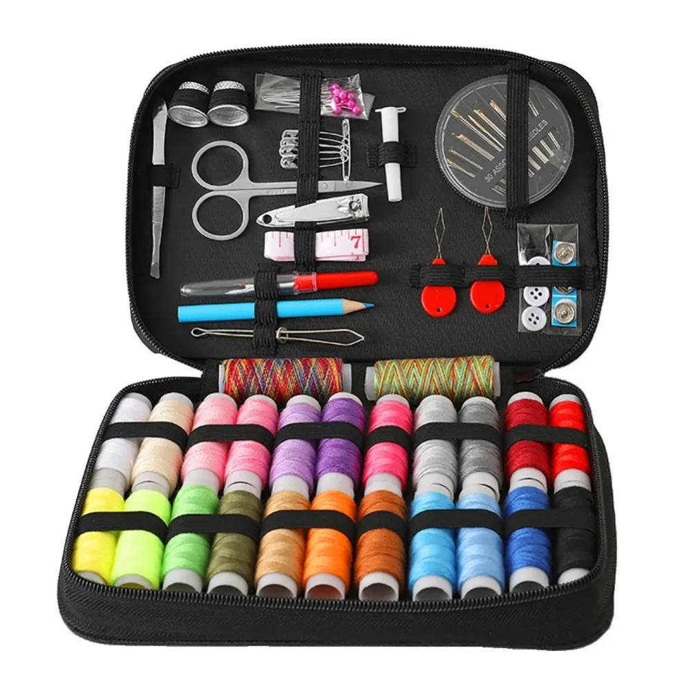 97Pcs-Sewing-Box-Sewing-Line-Needle-Button-Threader-Scissors-Pins-Ruler-Accessories-Kit-for-Hand-Quilting (1)