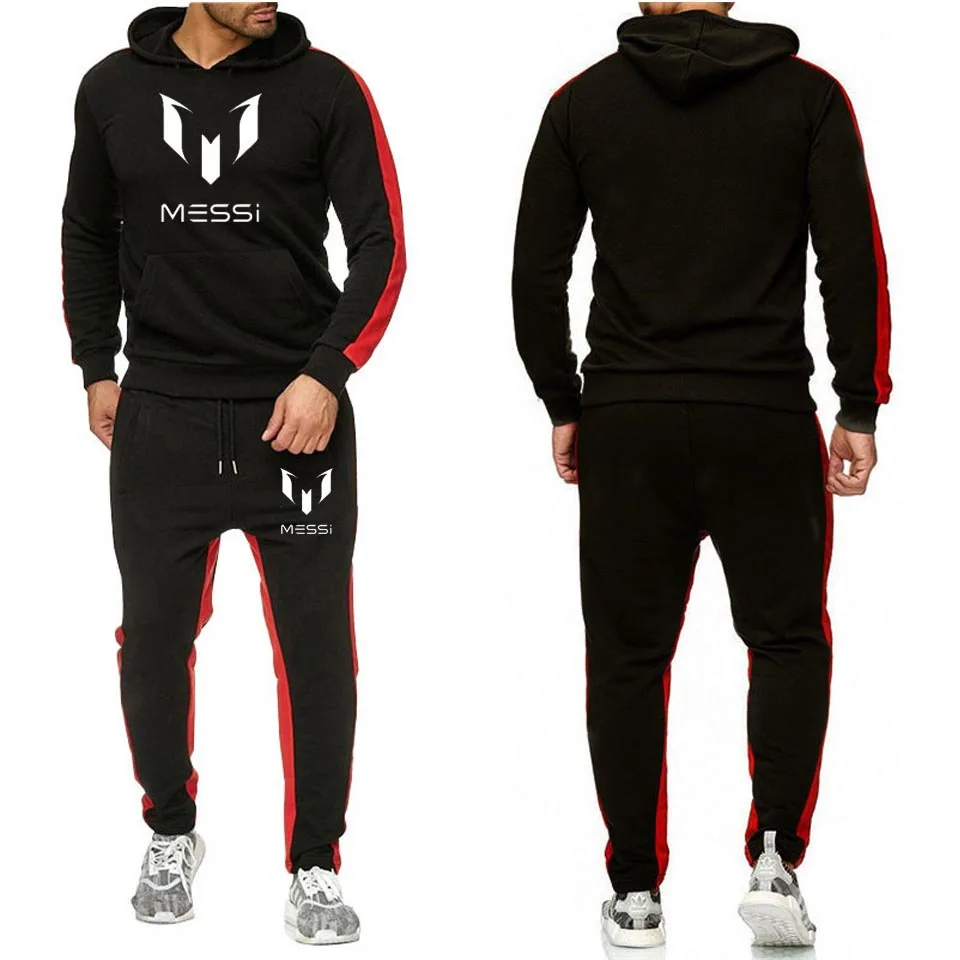 

2019 New Style Men Sports Leisure Suit Spring And Autumn Fitness Running Training Suit Leisure Sports Suit