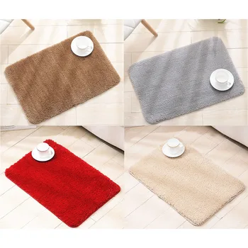 

New Shaggy Carpet Microfiber Rug Carpet Soft Indoor For Living Room Bathroom Floor Mat Anti-slip Water Absorbent Machine Washabl