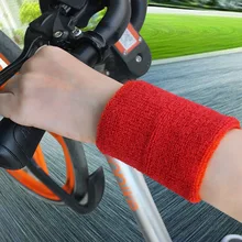 Впитывающие пот полотенца браслет для мужчин и женщин Спорт Фитнес Волан Баскетбол бег пот Хлопок Теплый наручные протектор Sw