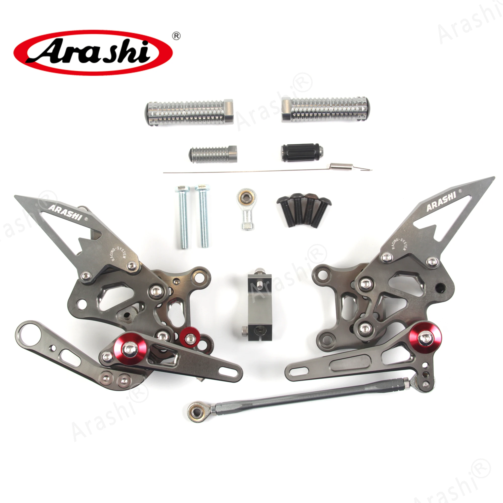 Араши для APRILIA RSV4 R/фабрика 2009 2012 CNC регулируемые Подножки Rider Rearset RSV 4R 2010 2011 09 10 11