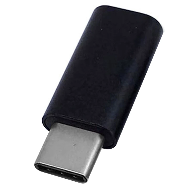 8 контактный разъем USB C Тип c Male адаптер usb-конвертер для зарядки Тип c разъем адаптера для Xiaomi mi6 mi5 huawei - Цвет: black